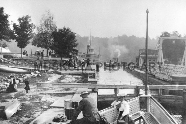 #2 Port Carling's 1872 locks made it Muskoka L's hub