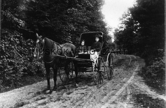 #15 Daughter and mother aboard their fine buggy